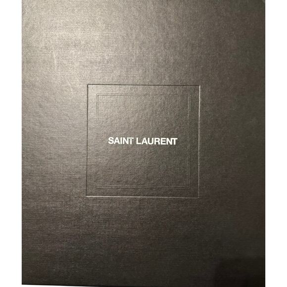 Saint Laurent NIB Jerry High Heel Sandals in Black Size 37.5 - Picture 12 of 12